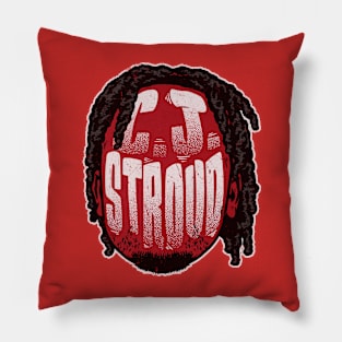 C.J. Stroud Houston Player Silhouette Pillow