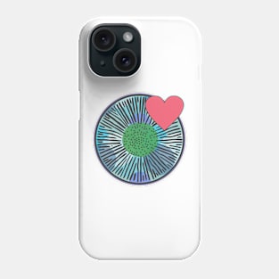 Diatom - Lindavia (blue) Phone Case