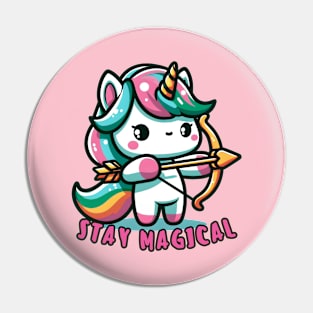 Hunting unicorn Pin