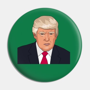 Trump Portrait Pin