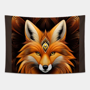 Brown Fox Tapestry