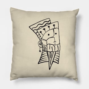 Assasin Drawing - 10 (Black) Pillow