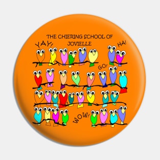 Chiering School of Jovielle Single Orange Pin