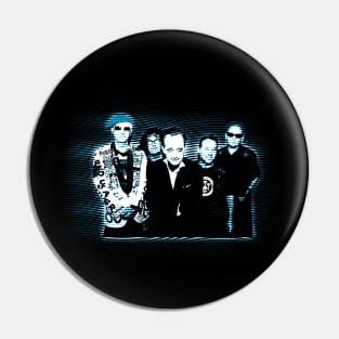 Vintage Punk Rock Band Men Women Pin