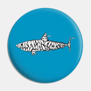 Shark-Mummy Pin