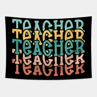 Teacher Appreciation, Colorful Teacher, School Staff Gift Idea Tapestry