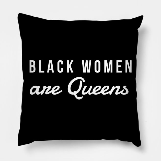 Black Women Are Queens | African American | Black Lives Pillow by UrbanLifeApparel