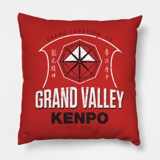 Grand Valley Kenpo Old School Gym Style T-Shirt (Red) Pillow