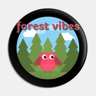 Forest Vibes Owl design! Pin