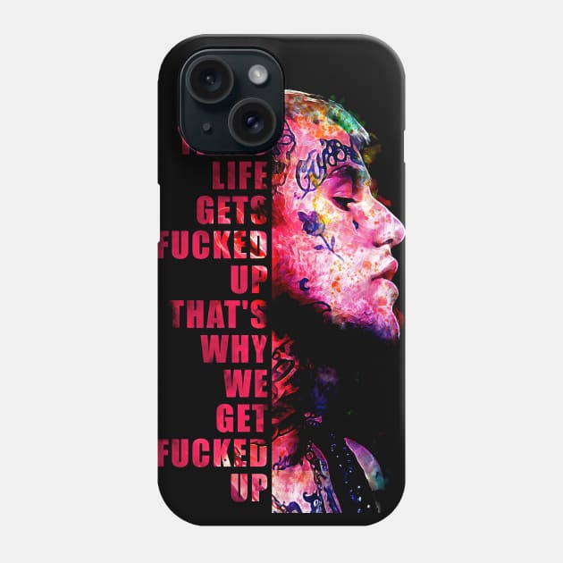 lil peep quote Phone Case by BAJAJU