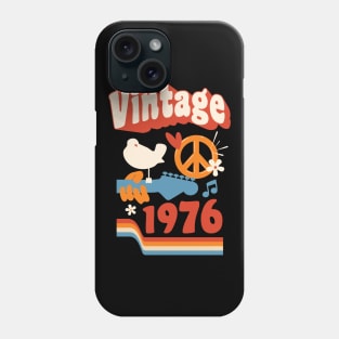 Vintage 1976 - Woodstock Style Phone Case