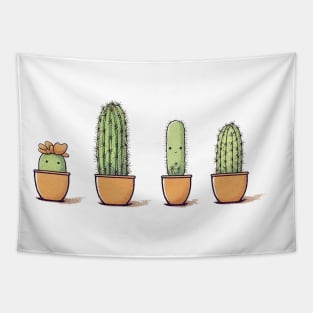 Cactus Line Up Tapestry