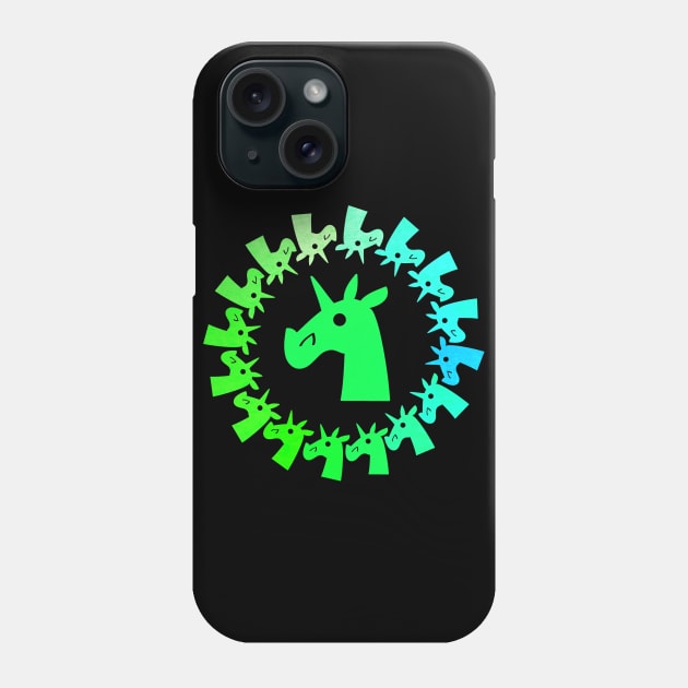 Color Me Green Unicorn Phone Case by Thatssounicorny