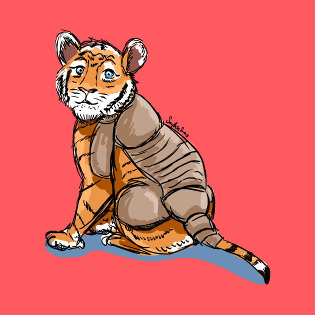 Tigerdillo Cub by SeaglassSorcery