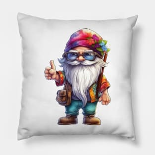 Hippie Gnome #1 Pillow