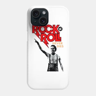 rock n roll never dies Phone Case