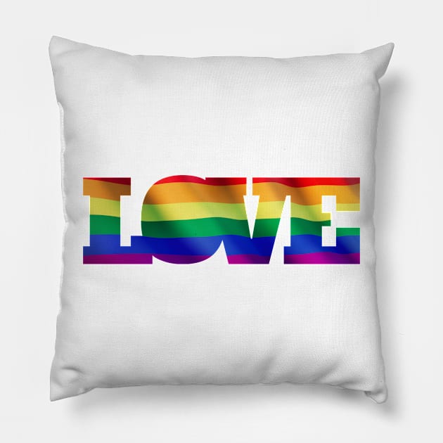 LGBQT+ Love Pillow by Empathic Brands