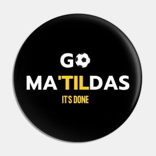 Matildas Australian Soccer Team Pin