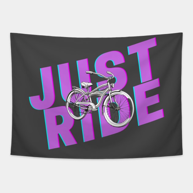 Just ride your bike Tapestry by CPT T's