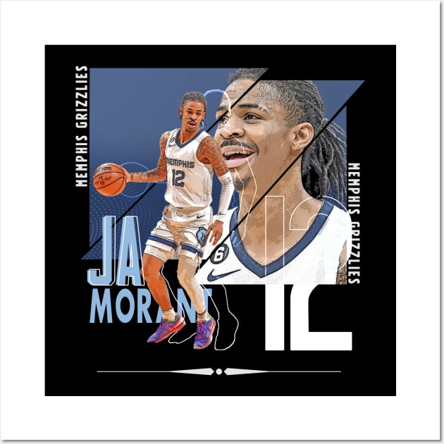 Graphic Design Ja Morant 12 Memphis Grizzlies Basketball Unisex T
