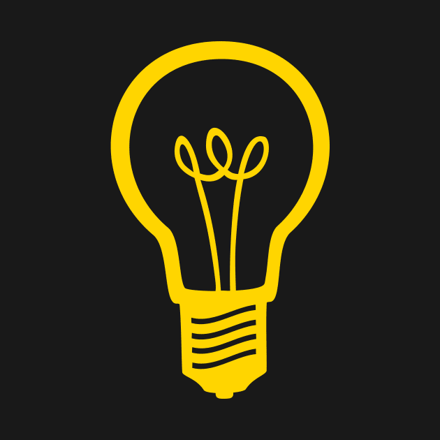 Yellow Light Bulb by XOOXOO