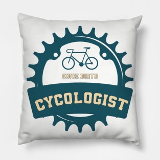 Cycologist vintage Pillow