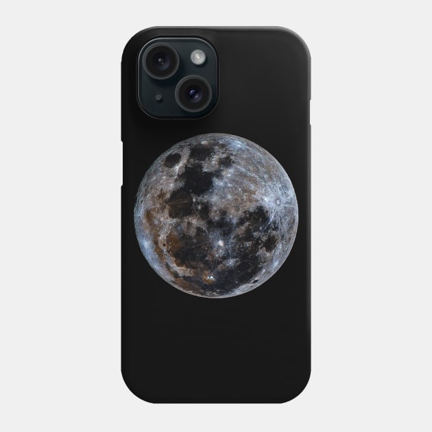 Space Moon Phone Case by enchantingants