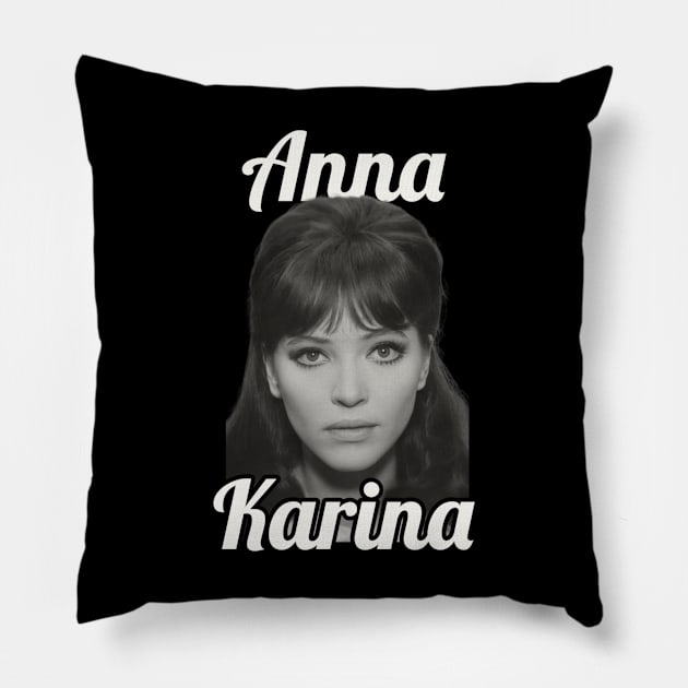 Anna Karina / 1940 Pillow by glengskoset
