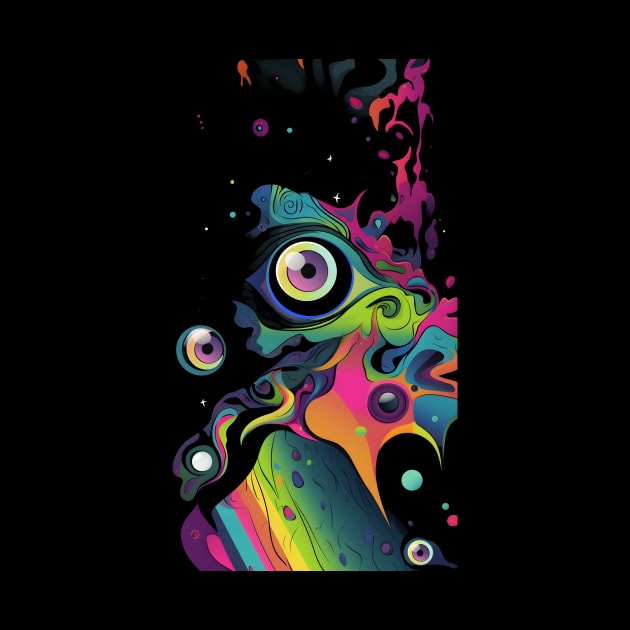 Trippy Eyeballs Series #1 by MindGlowArt