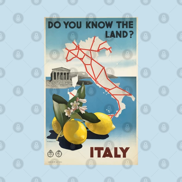 Vintage Travel - Italy by Culturio