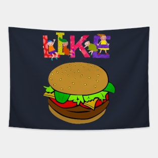 Like Hamburger 🍔 Special Tapestry