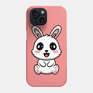 Kawaii White Bunny Phone Case