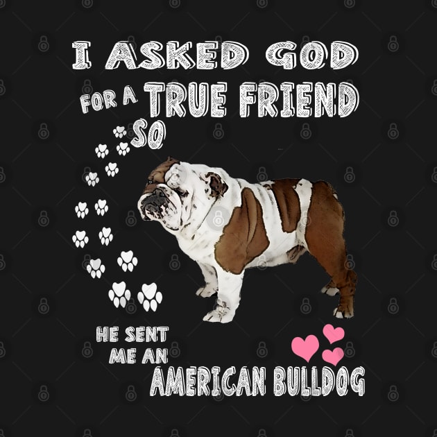 American Bulldog Gifts, American Bulldog Lover , Bulldog by hugandmug