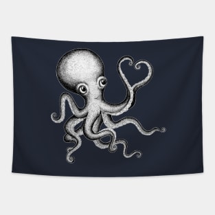 Loving Octopus Tapestry