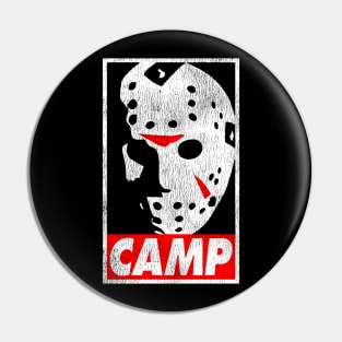 Camp Jason Voorhees Vintage Pin