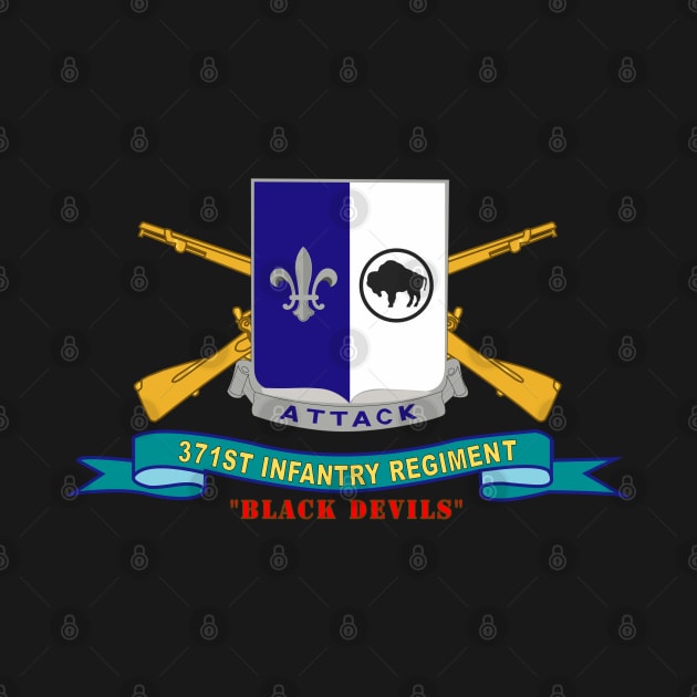 371st Infantry Regiment - Black Devils (V0) w Br - Ribbon by twix123844