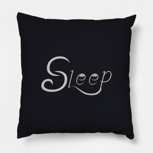 Funny Typographic Pillow