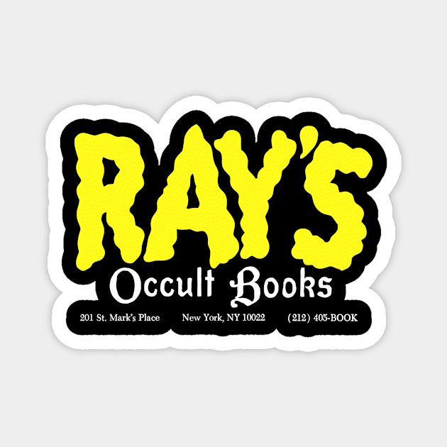 Ray's Occult Books Magnet by Potatoman