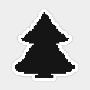 Christmas tree pixel art Magnet