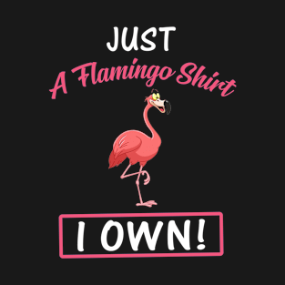 Just A Flamingo Shirt I Own Funny T-Shirt