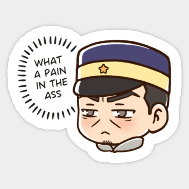 Tsukishima Needs A Raise Golden Kamuy Sticker Teepublic