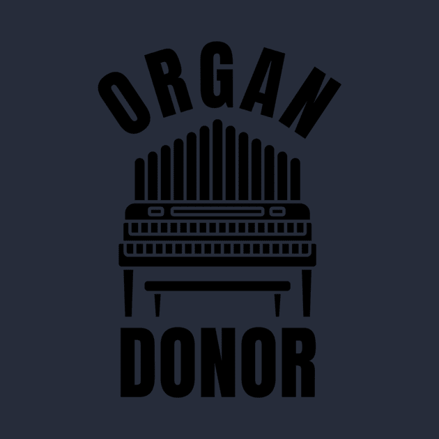 ORGAN DONOR (black) by Simontology