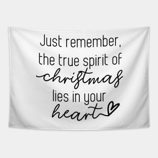 The True Spirit of Christmas Lies in Your Heart The Polar Express Tapestry