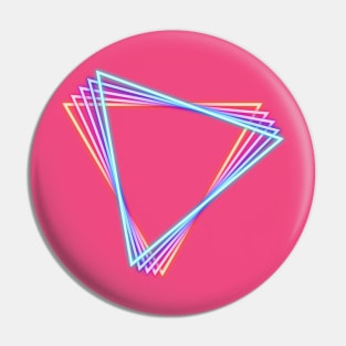 triangle rainbow Pin