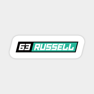 George Russell 63 F1 Driver Magnet