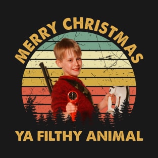 Merry Christmas Ya Filthy Animal T-Shirt