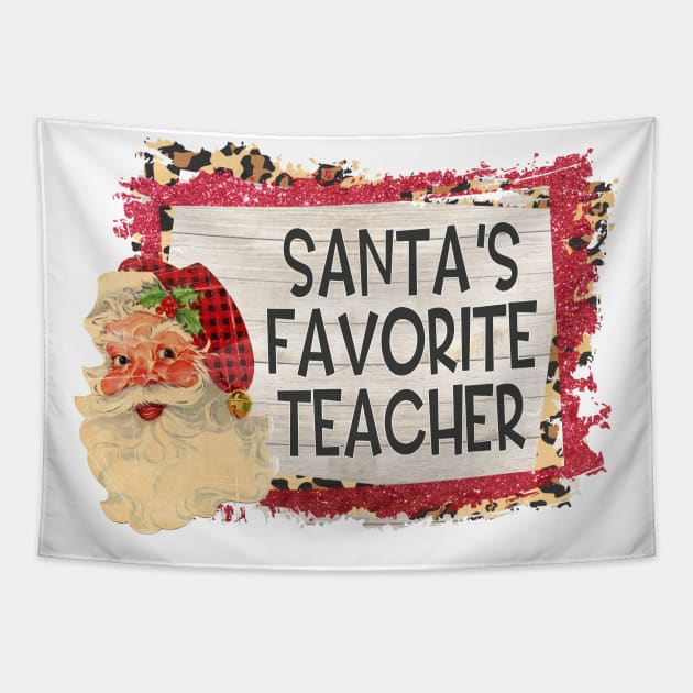 Santa's Favorite Teacher Tapestry by CB Creative Images