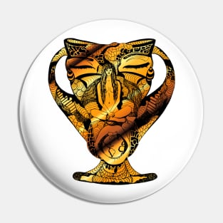 Goddess Vase Gold Pin