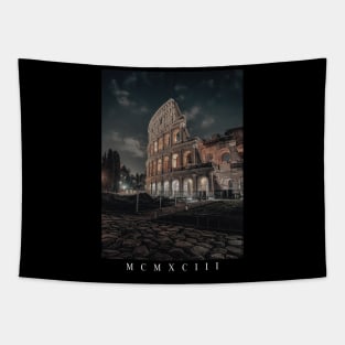 Roman Coliseum streetweart art, aesthetic Tapestry