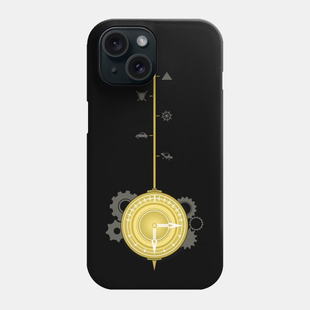 Pendulum of Time Phone Case by TheHookshot